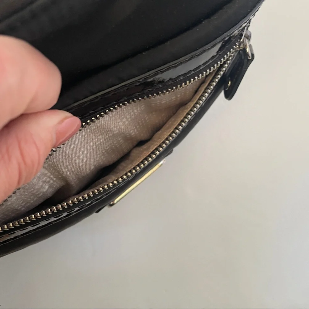 Brighton Black Crossbody Bag with Silver Accents - Picture 3 of 11